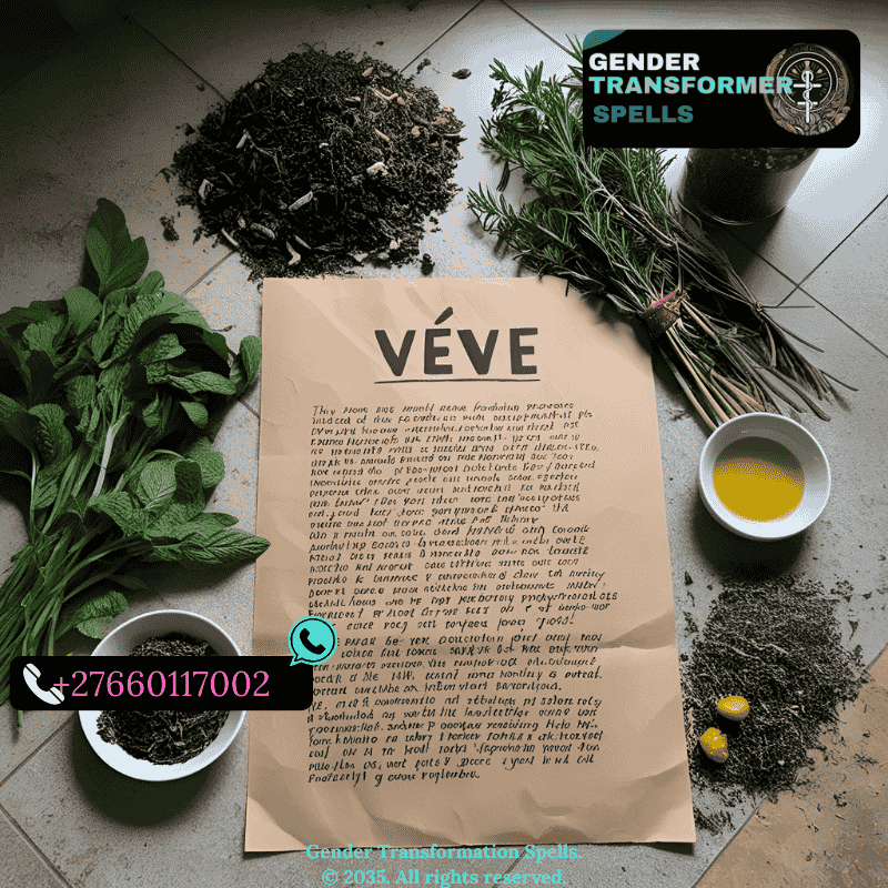 Veve drawing with herbs and petition paper on floor (1)