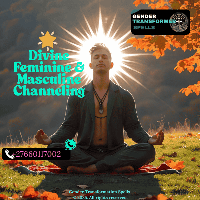 Trans man grounding energy through sun invocation ritual