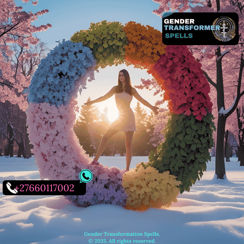 season-based gender alignment ceremonies with elements of each season—flowers, leaves, snow, sunlight—symbolizing gender transition (1)